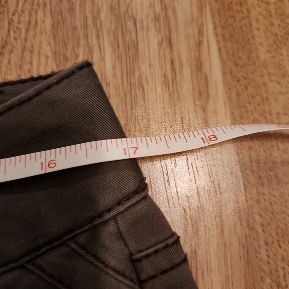Mudd Cargo Stretch Skinny Straight Leg Khaki Pants Brown 9 - Picture 7 of 8